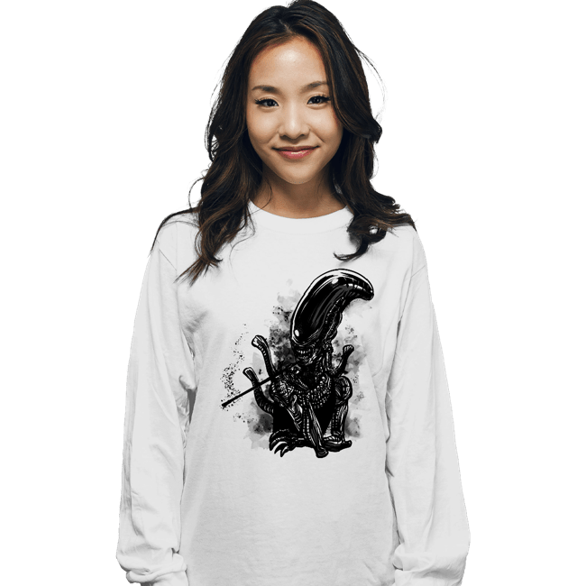 Secret_Shirts Long Sleeve Shirts, Unisex / Small / White Breakfast at Nostromo's
