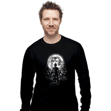 Load image into Gallery viewer, Shirts Long Sleeve Shirts, Unisex / Small / Black Moonlight Claw
