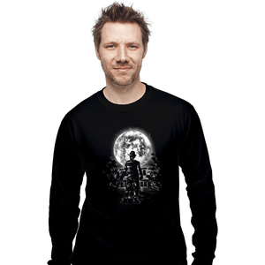 Shirts Long Sleeve Shirts, Unisex / Small / Black Moonlight Claw