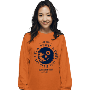 Shirts Long Sleeve Shirts, Unisex / Small / Orange Bow Wow