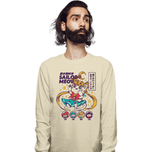 Load image into Gallery viewer, Secret_Shirts Long Sleeve Shirts, Unisex / Small / Natural Pretty Sailor Meow
