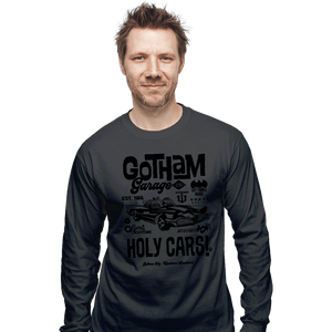 Daily_Deal_Shirts Long Sleeve Shirts, Unisex / Small / Charcoal Gotham Garage LTD