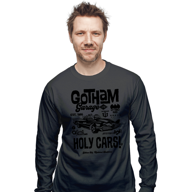 Daily_Deal_Shirts Long Sleeve Shirts, Unisex / Small / Charcoal Gotham Garage LTD
