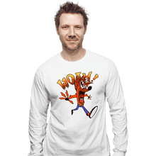 Load image into Gallery viewer, Shirts Long Sleeve Shirts, Unisex / Small / White Whoa!
