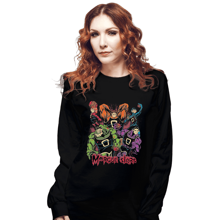 Shirts Long Sleeve Shirts, Unisex / Small / Black Morgue Stars
