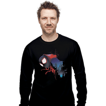 Load image into Gallery viewer, Shirts Long Sleeve Shirts, Unisex / Small / Black Spider Miles
