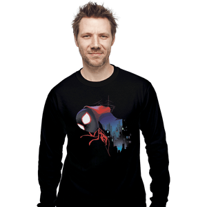 Shirts Long Sleeve Shirts, Unisex / Small / Black Spider Miles