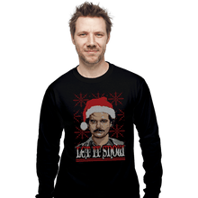 Load image into Gallery viewer, Shirts Long Sleeve Shirts, Unisex / Small / Black Let It Snow
