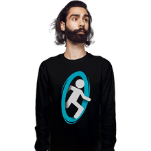 Load image into Gallery viewer, Shirts Long Sleeve Shirts, Unisex / Small / Black Portal A
