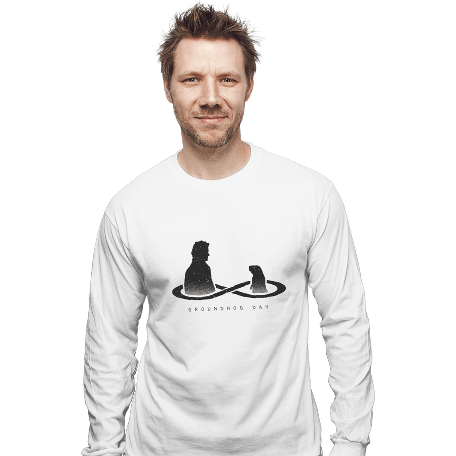 Shirts Long Sleeve Shirts, Unisex / Small / White Infinity