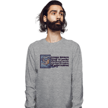 Load image into Gallery viewer, Secret_Shirts Long Sleeve Shirts, Unisex / Small / Sports Grey The Lake Lady
