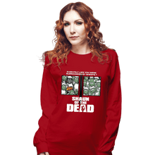 Load image into Gallery viewer, Shirts Long Sleeve Shirts, Unisex / Small / Red Sheep Of The Dead
