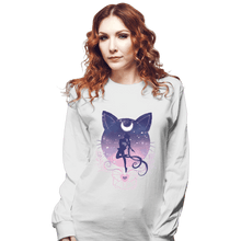Load image into Gallery viewer, Shirts Long Sleeve Shirts, Unisex / Small / White Fight Like A Girl Moon
