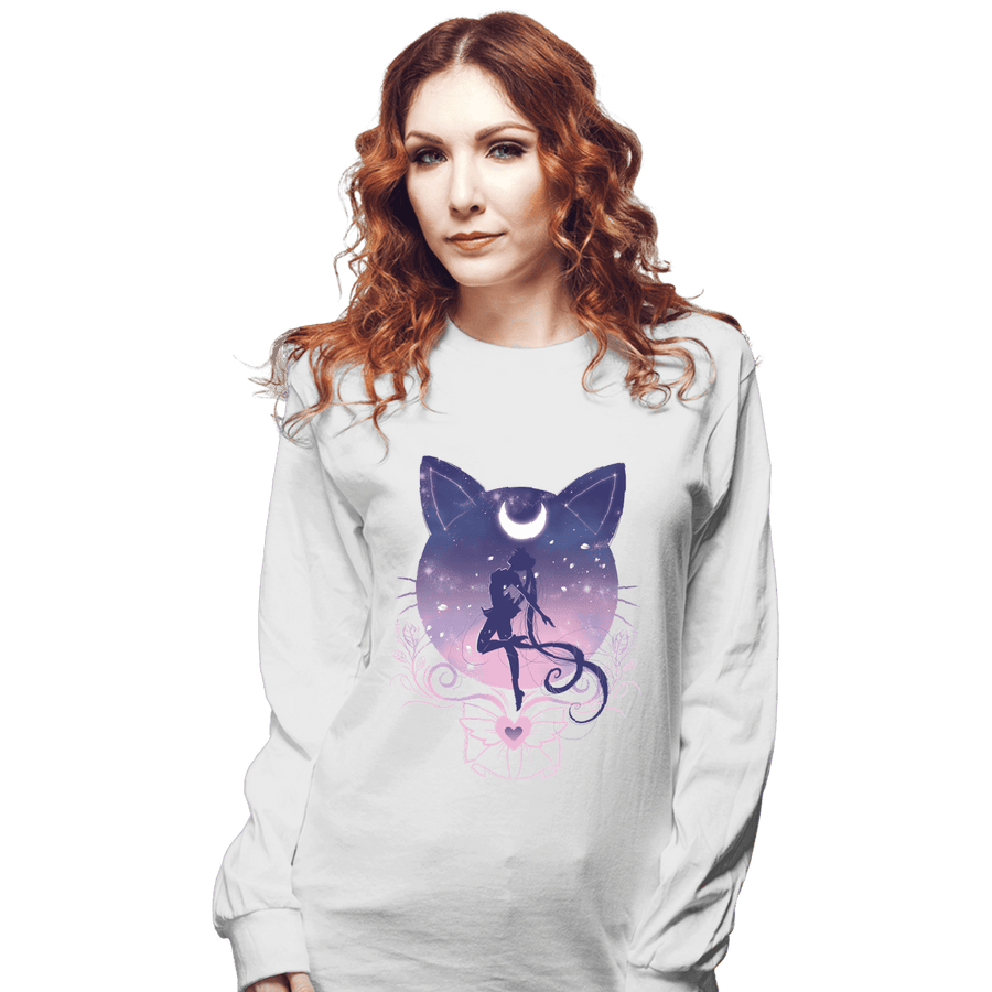 Shirts Long Sleeve Shirts, Unisex / Small / White Fight Like A Girl Moon