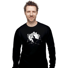 Load image into Gallery viewer, Daily_Deal_Shirts Long Sleeve Shirts, Unisex / Small / Black Moonlight Cave
