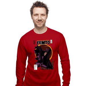 Secret_Shirts Long Sleeve Shirts, Unisex / Small / Red Femto Comics