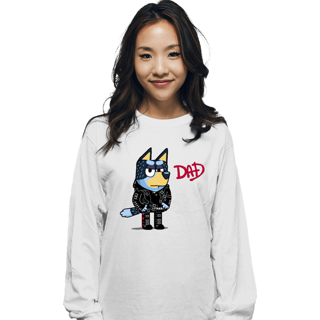 Daily_Deal_Shirts Long Sleeve Shirts, Unisex / Small / White Dad Album