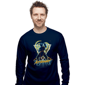 Shirts Long Sleeve Shirts, Unisex / Small / Navy Retro Airbender