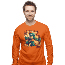 Load image into Gallery viewer, Daily_Deal_Shirts Long Sleeve Shirts, Unisex / Small / Orange Toy Mike
