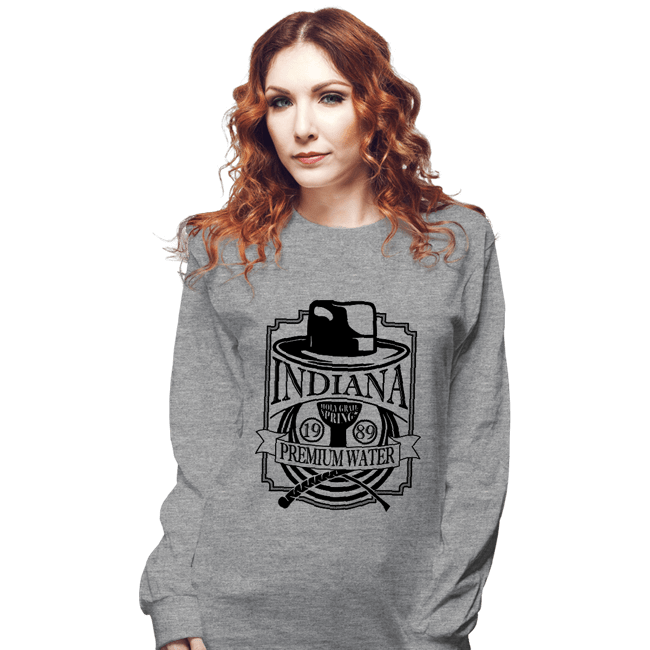 Daily_Deal_Shirts Long Sleeve Shirts, Unisex / Small / Sports Grey Indiana Water