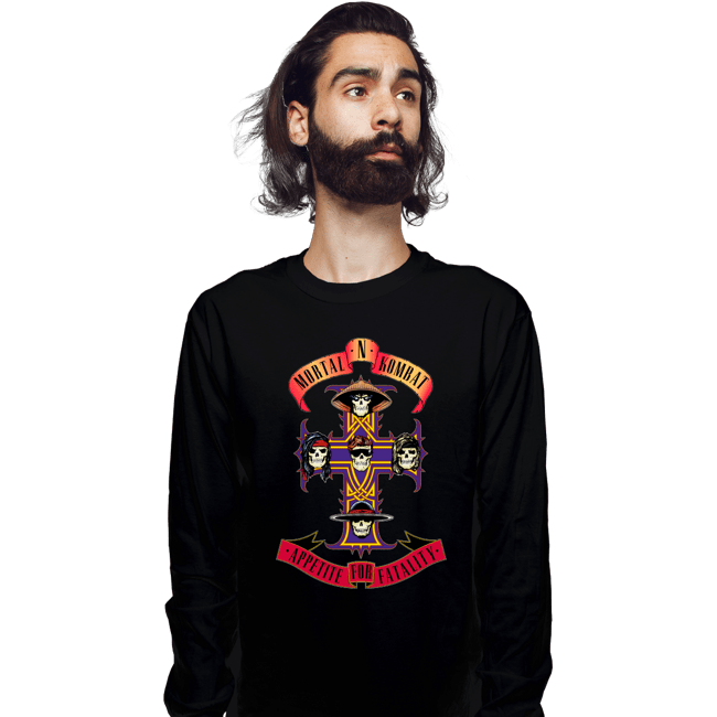 Daily_Deal_Shirts Long Sleeve Shirts, Unisex / Small / Black Appetite For Destruction