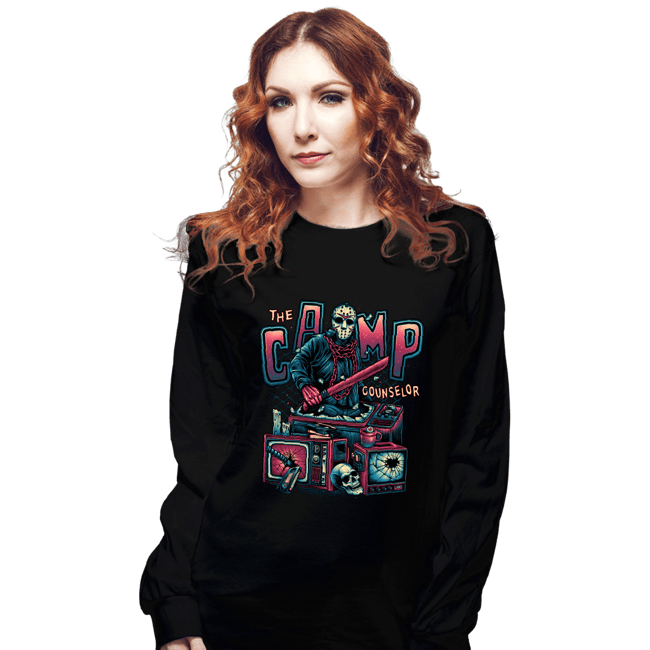 Daily_Deal_Shirts Long Sleeve Shirts, Unisex / Small / Black The Camp Counselor