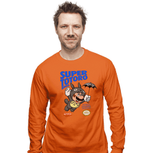 Load image into Gallery viewer, Shirts Long Sleeve Shirts, Unisex / Small / Orange Super Totoro Bros

