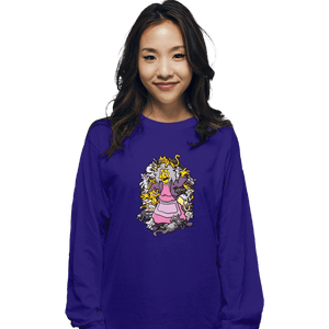 Secret_Shirts Long Sleeve Shirts, Unisex / Small / Violet Ameri-cat Beauty