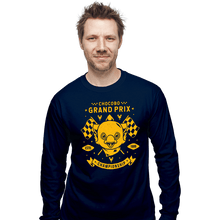 Load image into Gallery viewer, Shirts Long Sleeve Shirts, Unisex / Small / Navy Chocobo Grand Prix
