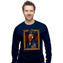Load image into Gallery viewer, Daily_Deal_Shirts Long Sleeve Shirts, Unisex / Small / Navy The Admiral
