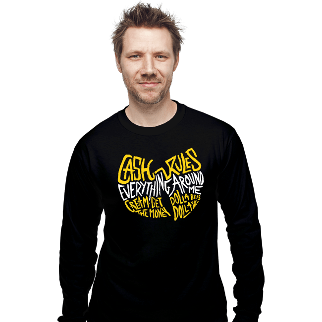 Secret_Shirts Long Sleeve Shirts, Unisex / Small / Black Cash Rules!
