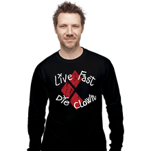 Load image into Gallery viewer, Secret_Shirts Long Sleeve Shirts, Unisex / Small / Black Die Clown

