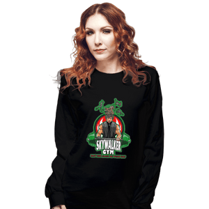 Shirts Long Sleeve Shirts, Unisex / Small / Black Skywalker Gym