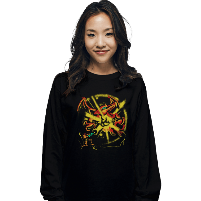 Daily_Deal_Shirts Long Sleeve Shirts, Unisex / Small / Black A Shot In The Dark