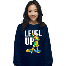 Load image into Gallery viewer, Secret_Shirts Long Sleeve Shirts, Unisex / Small / Navy Rogue Levels Up

