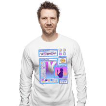 Load image into Gallery viewer, Daily_Deal_Shirts Long Sleeve Shirts, Unisex / Small / White Moon Aesthetic
