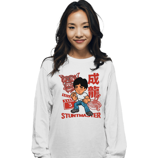 Shirts Long Sleeve Shirts, Unisex / Small / White Stuntmaster