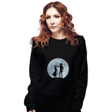 Load image into Gallery viewer, Shirts Long Sleeve Shirts, Unisex / Small / Black Beasts Under The Moon
