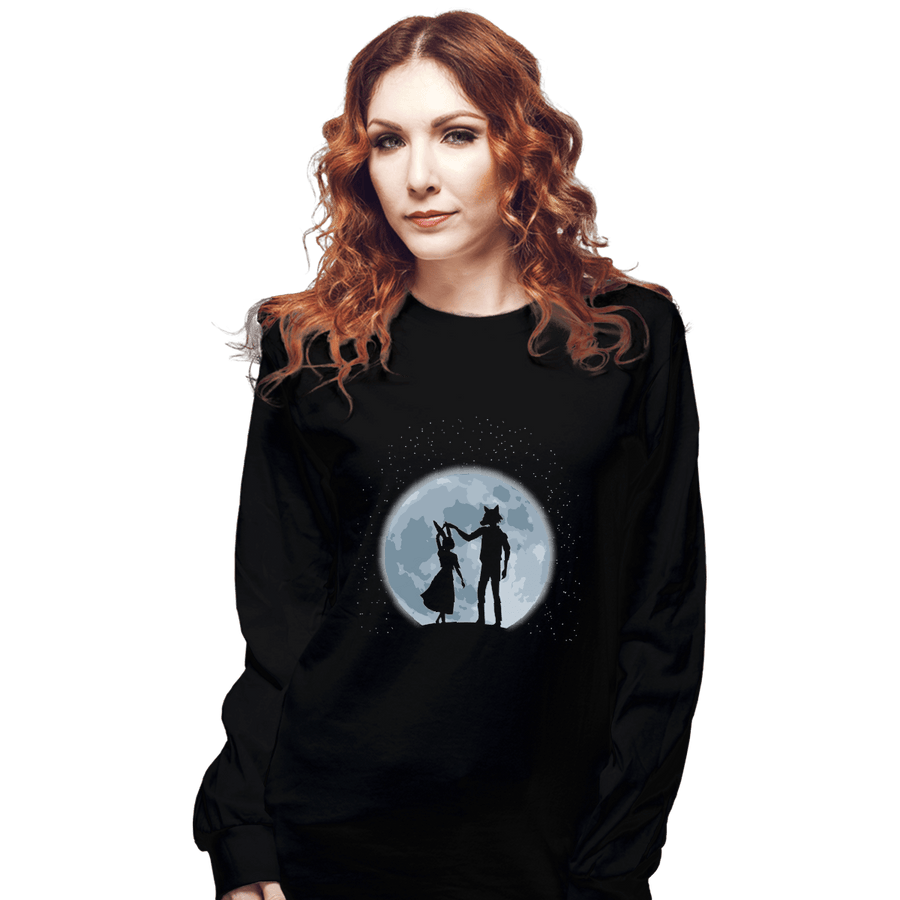 Shirts Long Sleeve Shirts, Unisex / Small / Black Beasts Under The Moon