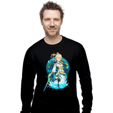 Load image into Gallery viewer, Shirts Long Sleeve Shirts, Unisex / Small / Black Dandelion Knight Jean
