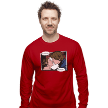 Load image into Gallery viewer, Shirts Long Sleeve Shirts, Unisex / Small / Red Rebelstein Kiss
