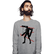 Load image into Gallery viewer, Shirts Long Sleeve Shirts, Unisex / Small / Sports Grey Crimson Chainsaw
