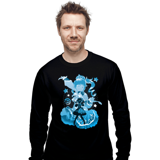 Shirts Long Sleeve Shirts, Unisex / Small / Black Shining Idol Barbara