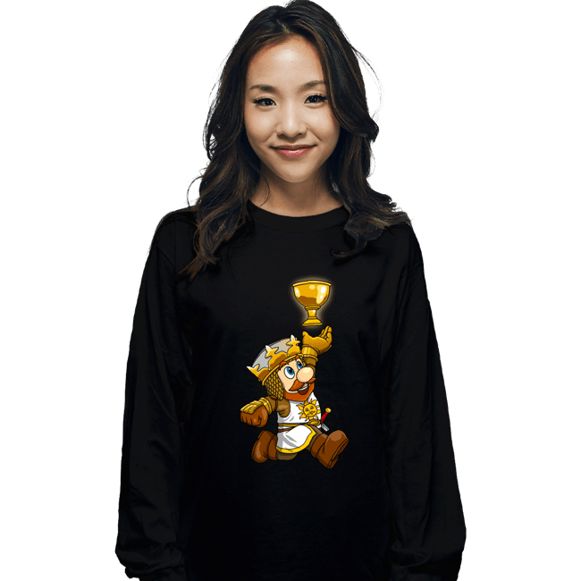 Daily_Deal_Shirts Long Sleeve Shirts, Unisex / Small / Black Super Grail Bros