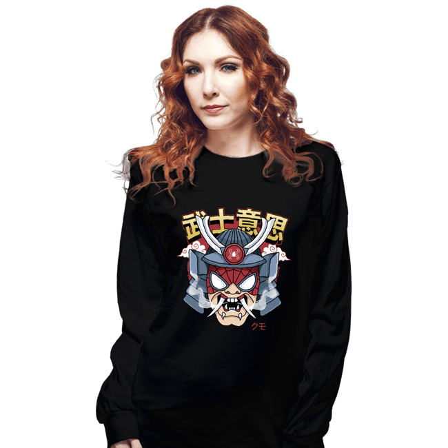 Shirts Long Sleeve Shirts, Unisex / Small / Black Arachno Samurai