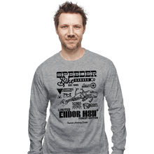 Load image into Gallery viewer, Daily_Deal_Shirts Long Sleeve Shirts, Unisex / Small / Sports Grey Speeder Bike Garage
