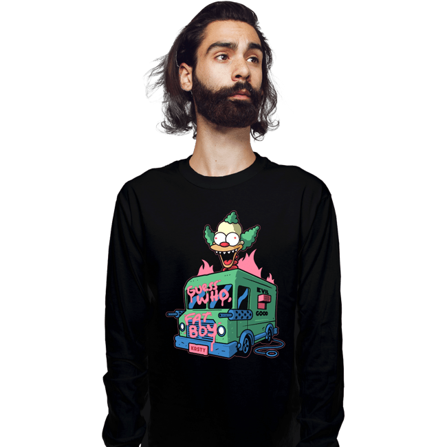 Secret_Shirts Long Sleeve Shirts, Unisex / Small / Black Killer Krusty!
