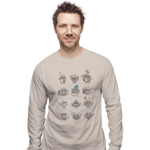 Load image into Gallery viewer, Shirts Long Sleeve Shirts, Unisex / Small / Sand Kawaii DnD Classes
