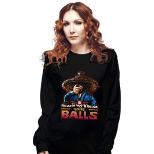 Shirts Long Sleeve Shirts, Unisex / Small / Black Ball Breaker