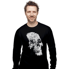 Load image into Gallery viewer, Shirts Long Sleeve Shirts, Unisex / Small / Black Horror Skull

